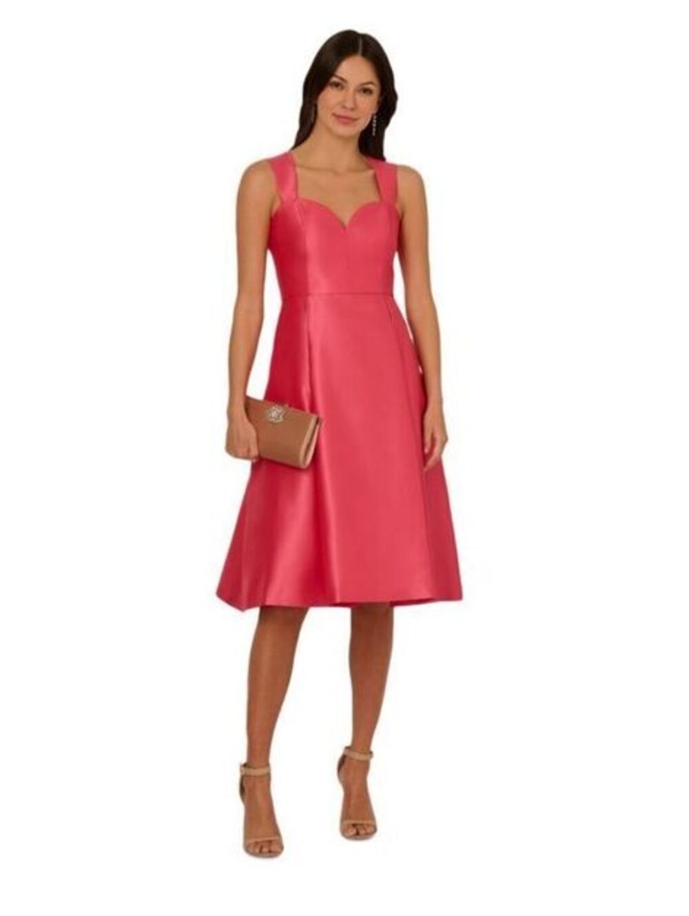 Adrianna Papell Women's Sweetheart-Neck Fit & Flare Dress Women Size 10
